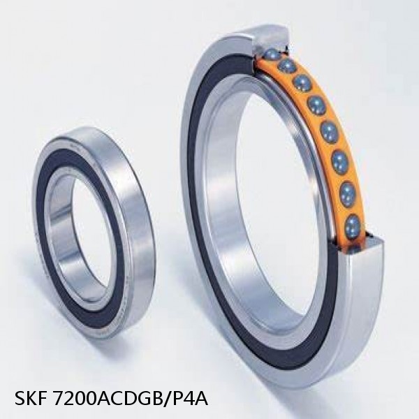 7200ACDGB/P4A SKF Super Precision,Super Precision Bearings,Super Precision Angular Contact,7200 Series,25 Degree Contact Angle