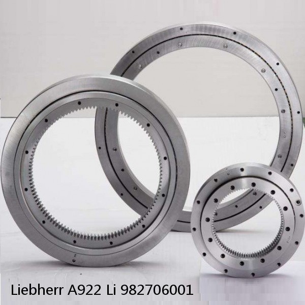 982706001 Liebherr A922 Li Slewing Ring